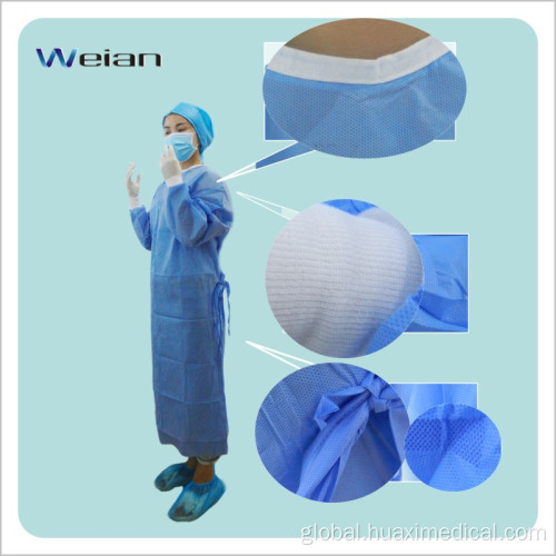 China Disposable Medical Sterile Non-woven Surgical Gown Factory